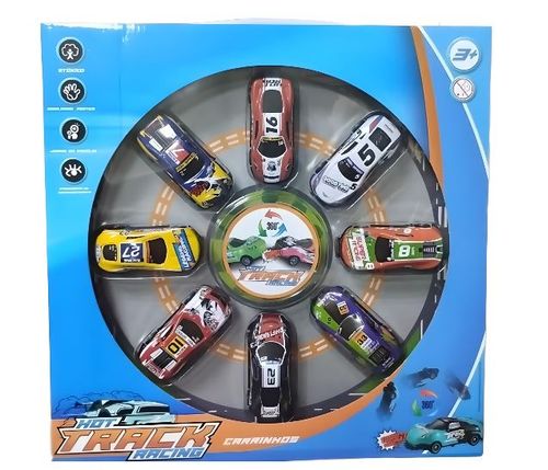 Carrinhos - Conjunto com 8 Carrinhos - 360 Graus TERRACO