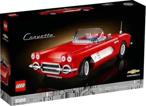 Blocos de Montar - Icons - Corvette - Chevrolet M BRINQ