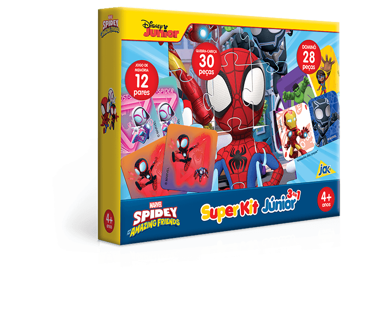 Jogo Educativo - Super Trilha - Disney Junior - Spidey - Toyster