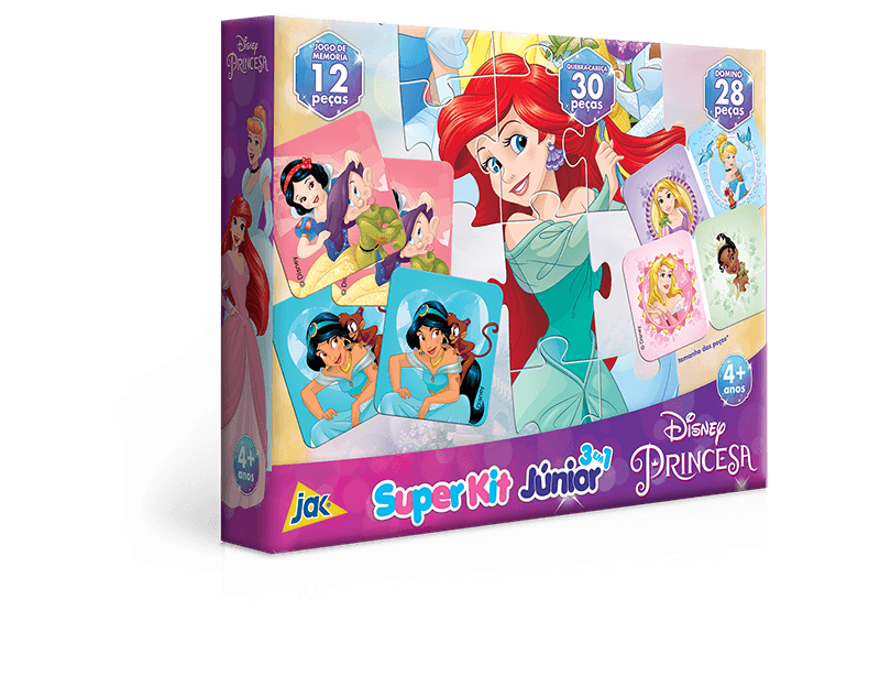 Jogo Quebra Cabeça 28 Peças Disney Princesas Toyster em Promoção