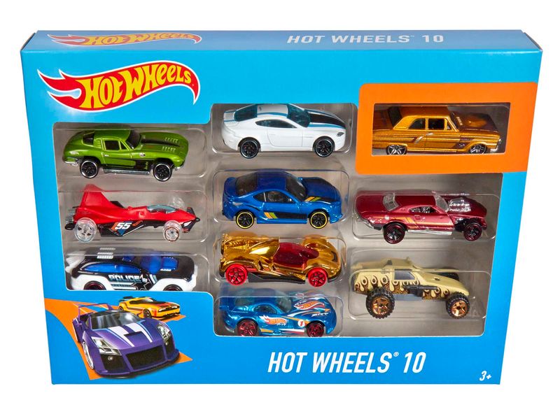 Hot Wheels Pacote de 10 Carros Sortidos - Mattel em Promoção na Americanas