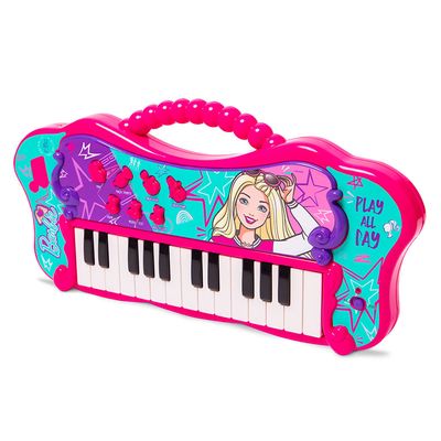 Conjunto Musical Barbie Barão Teclado Fabuloso com Microfone