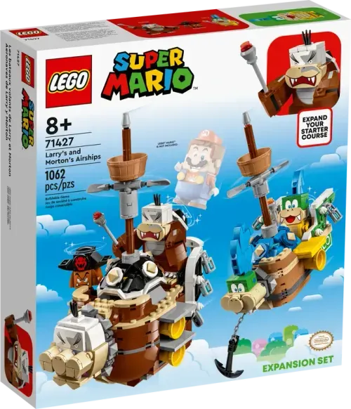 Blocos de Montar - Super Mario - Set de Expansao Aeronaves de Larry e do Morton LEGO DO BRASIL