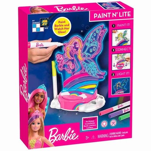 Kit Barbie - Pinte E Ilumine - Fadas START