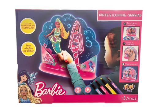 Kit Barbie - Pinte e Ilumine - Sereias START