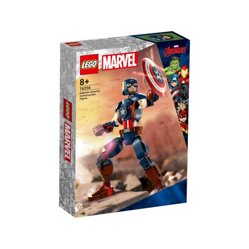 Blocos de Montar - Figura do Capitao America LEGO DO BRASIL