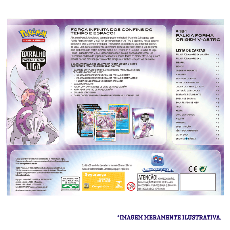 Carta Pokemon Palkia Forma Origem-V (039/189)