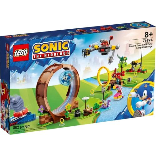 Blocos de Montar - Desafio de Looping da Zona de Green Hill do Sonic LEGO DO BRASIL