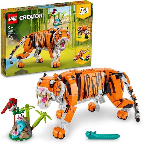 Blocos de Montar - Tigre Majestoso LEGO DO BRASIL