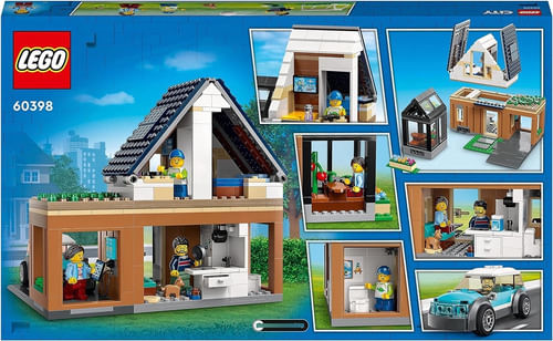 Blocos de Montar - Casa de Familia e Carro Eletrico LEGO DO BRASIL