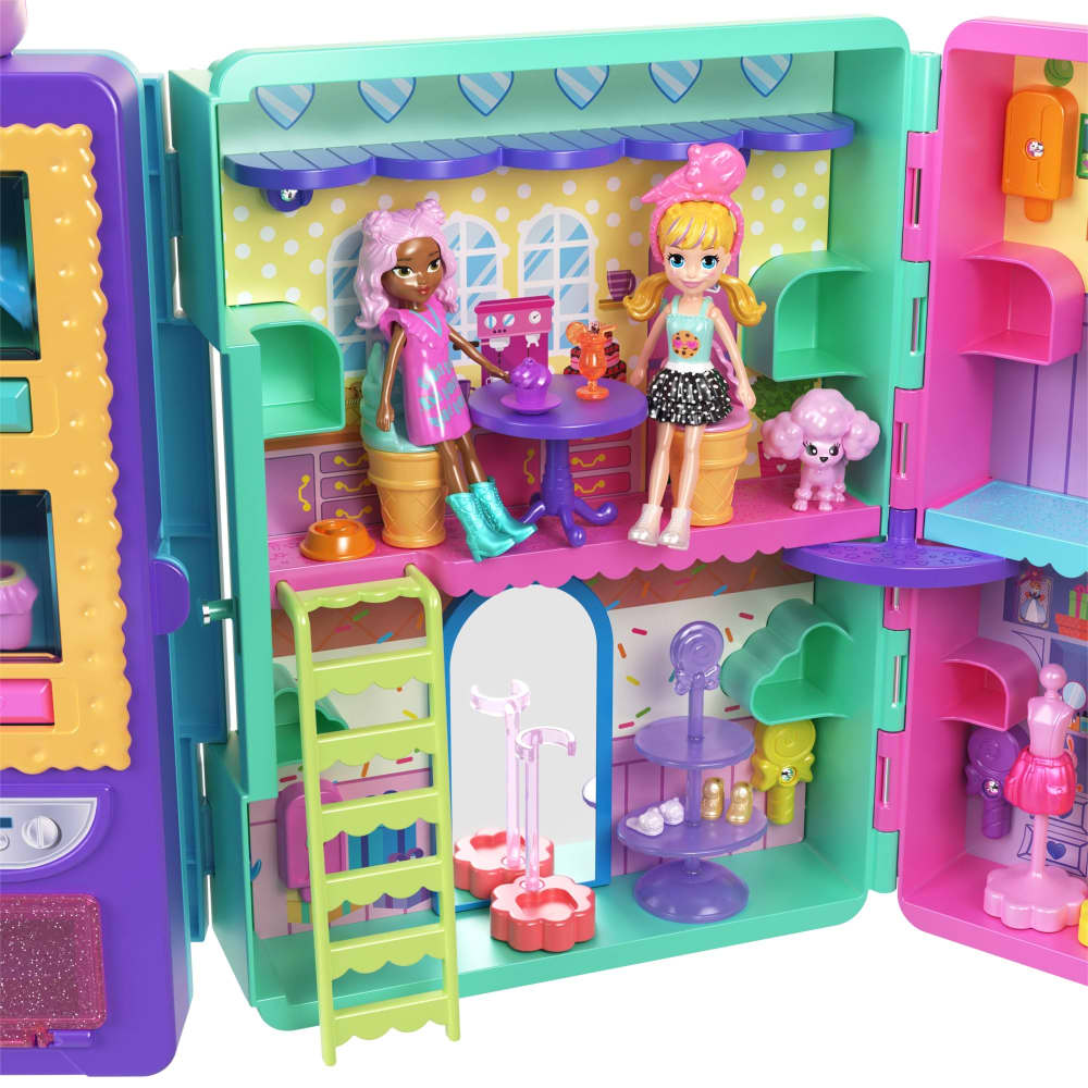 Polly pocket Jogo De Casa E Parque Com Bolsa Colorido