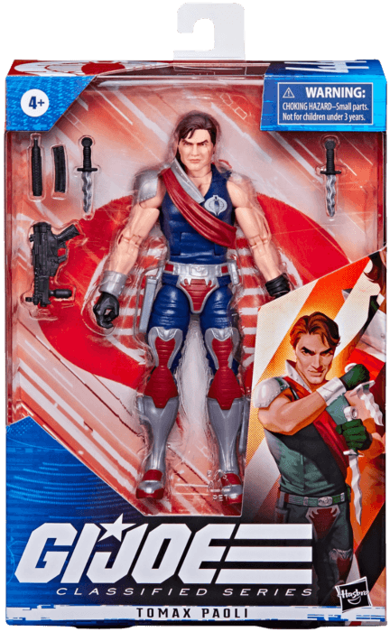 Boneco Classified Series GI JOE - Tomax Paoli HASBRO