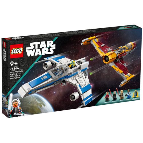 Blocos de Montar - Star Wars - E-Wing da Nova Republica vs Caca Estelar de Shin Hati LEGO DO BRASIL