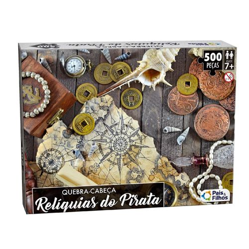 Quebra-Cabeca - Reliquias Do Pirata - 500 Pecas GALA IBB