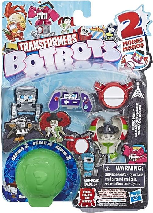 Botbots Transformers - Tropa de Musica - Pack com 5 Figuras HASBRO
