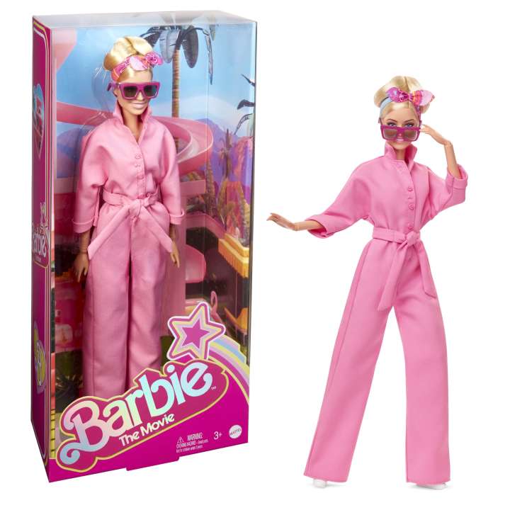 Boneca Barbie Filme Petite Macacão Rosa e Acessórios HPL76 Mattel