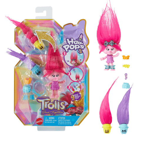 Boneca - Hair Pops Trolls MATTEL