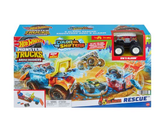 Veiculo - Hot Wheels - Monster Trucks - Arena Smashers Color Shifters MATTEL