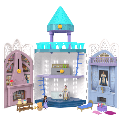 Conjunto - Disney Wish - Castelo do Magnifico Micro MATTEL