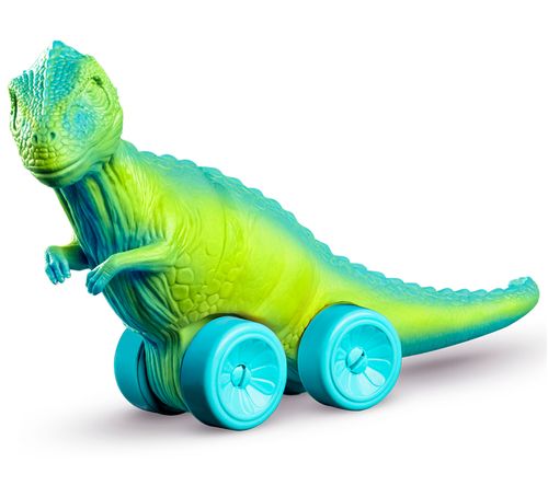 Boneco - Dino com Rodinhas T-Rex Azul ROMA JENSEN