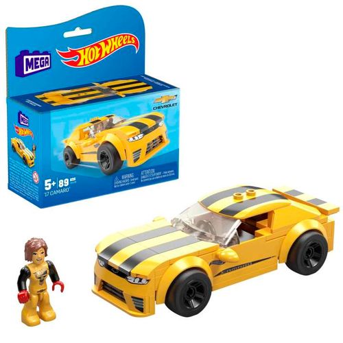 Bloco de Montar - MEGA  - Hot Wheels - 17 Camaro MATTEL