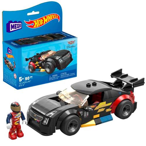 Bloco de Montar - MEGA  - Hot Wheels - 16 Cadillac ATS-V R MATTEL