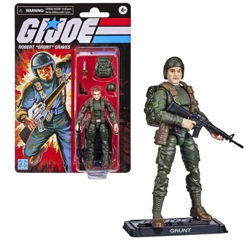 Boneco - Robert Grunt GIJOE Retro HASBRO