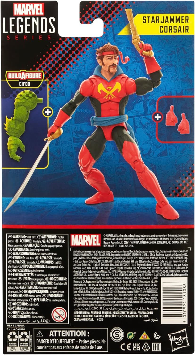 Boneco - Marvel Xmen Legends Star Jammer Corsair HASBRO