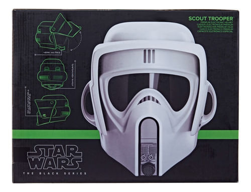 Capacete - Star Wars Sccout Trooper Peter Eletronico HASBRO