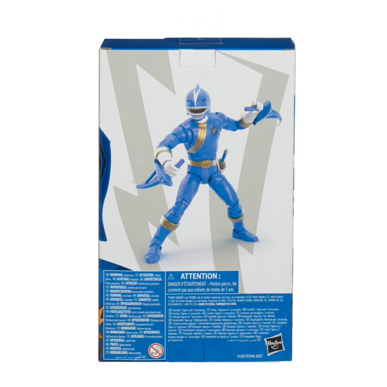 Boneco Power Rangers - Lightning Collection - Wild Force Blue Ranger HASBRO