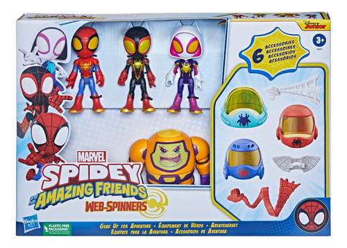 Kit De Bonecos - Marvel Spidey e seus amigos incriveis HASBRO