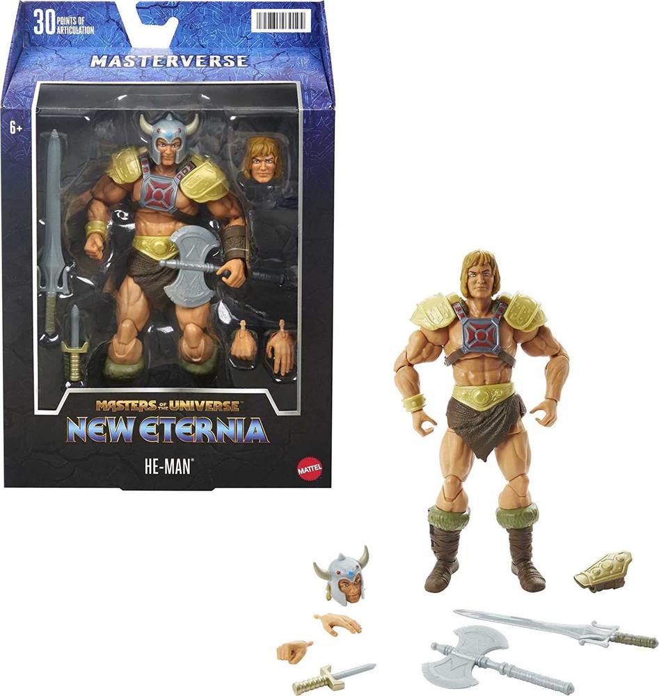 Boneco Masters of the Universe - New Eternia Viking He-Man MATTEL