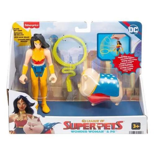 Bonecas DC Superpets - Mulher Maravilha e Wonder Woman MATTEL