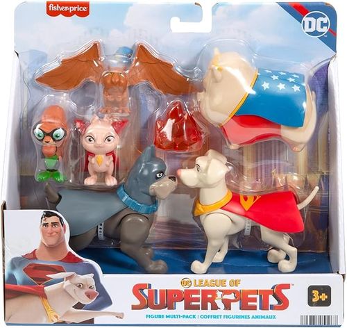 Pack De Figuras Dc Super Pets Com 6 Pets Mattel Hgl00 MATTEL