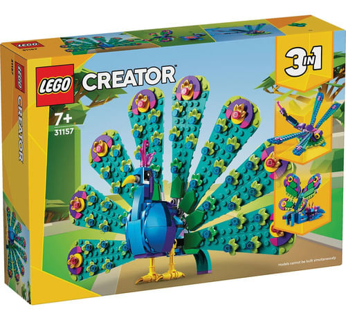 Blocos de Montar - Pavao Exotico LEGO DO BRASIL
