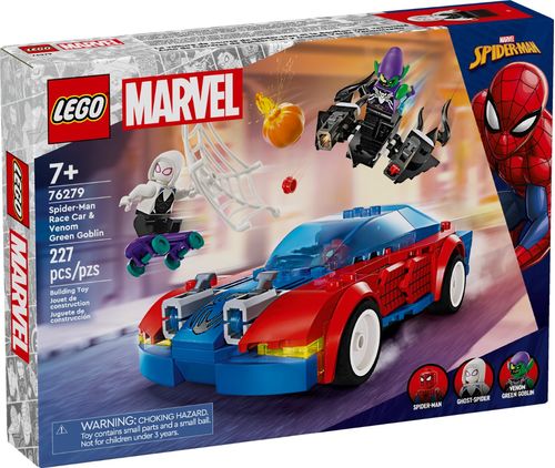Blocos de Montar - Carro de Corrida Spider-Man e Green Goblin Venom LEGO DO BRASIL