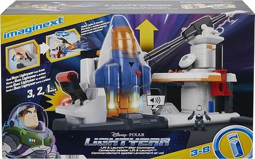 Nave - Imaginext Lightyear Comando Estelar Lift e Launch - Mattel MATTEL