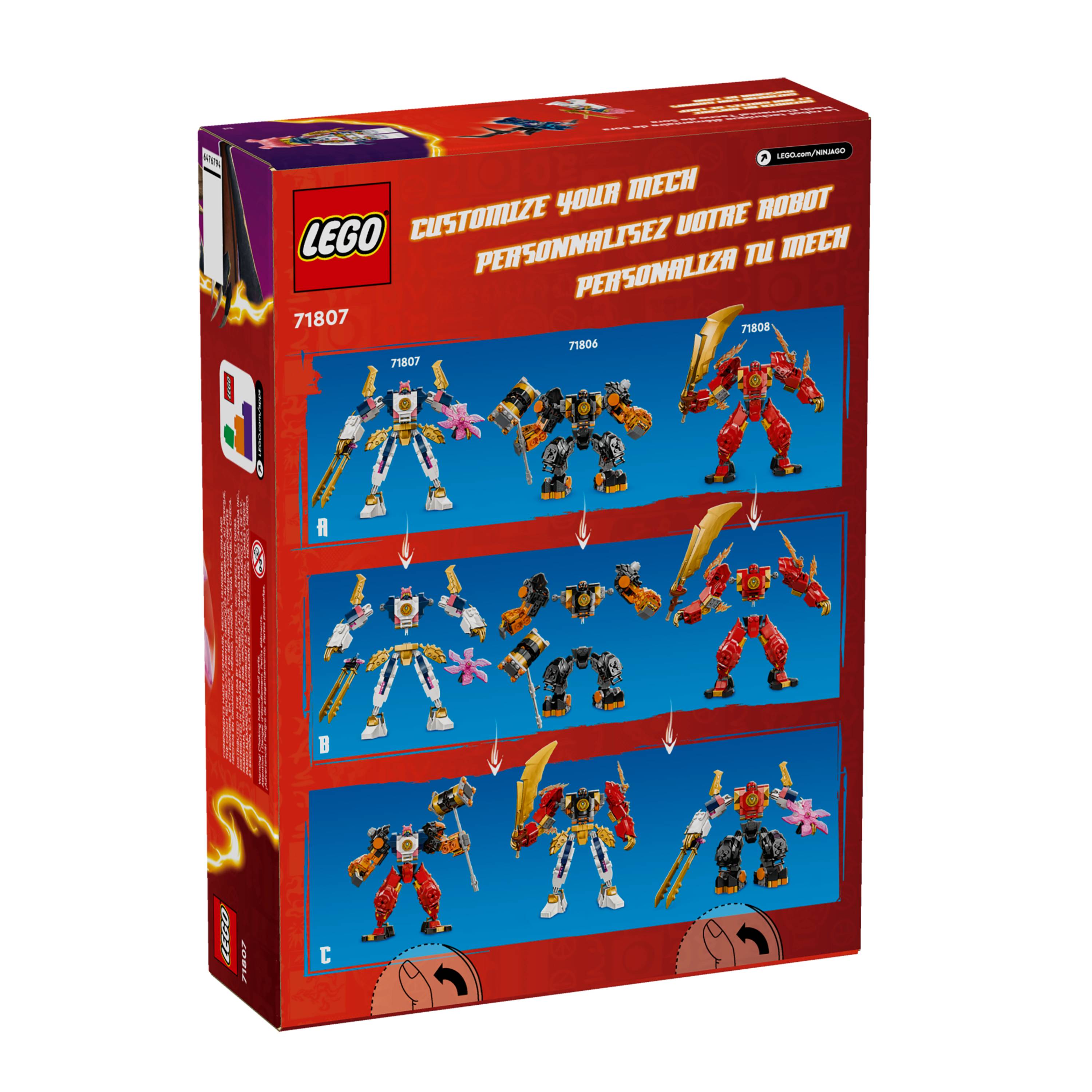 Blocos De Montar - Robo Tecnologico Elemental da Sora - Ninjago