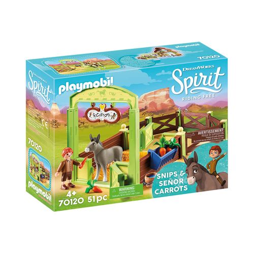 Playmobil - Snips e Senor Carrots com Estabulo SUNNY