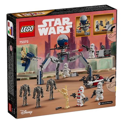 Blocos de Montar - Pacote de Combate Clone Trooper e Battle Droid LEGO DO BRASIL