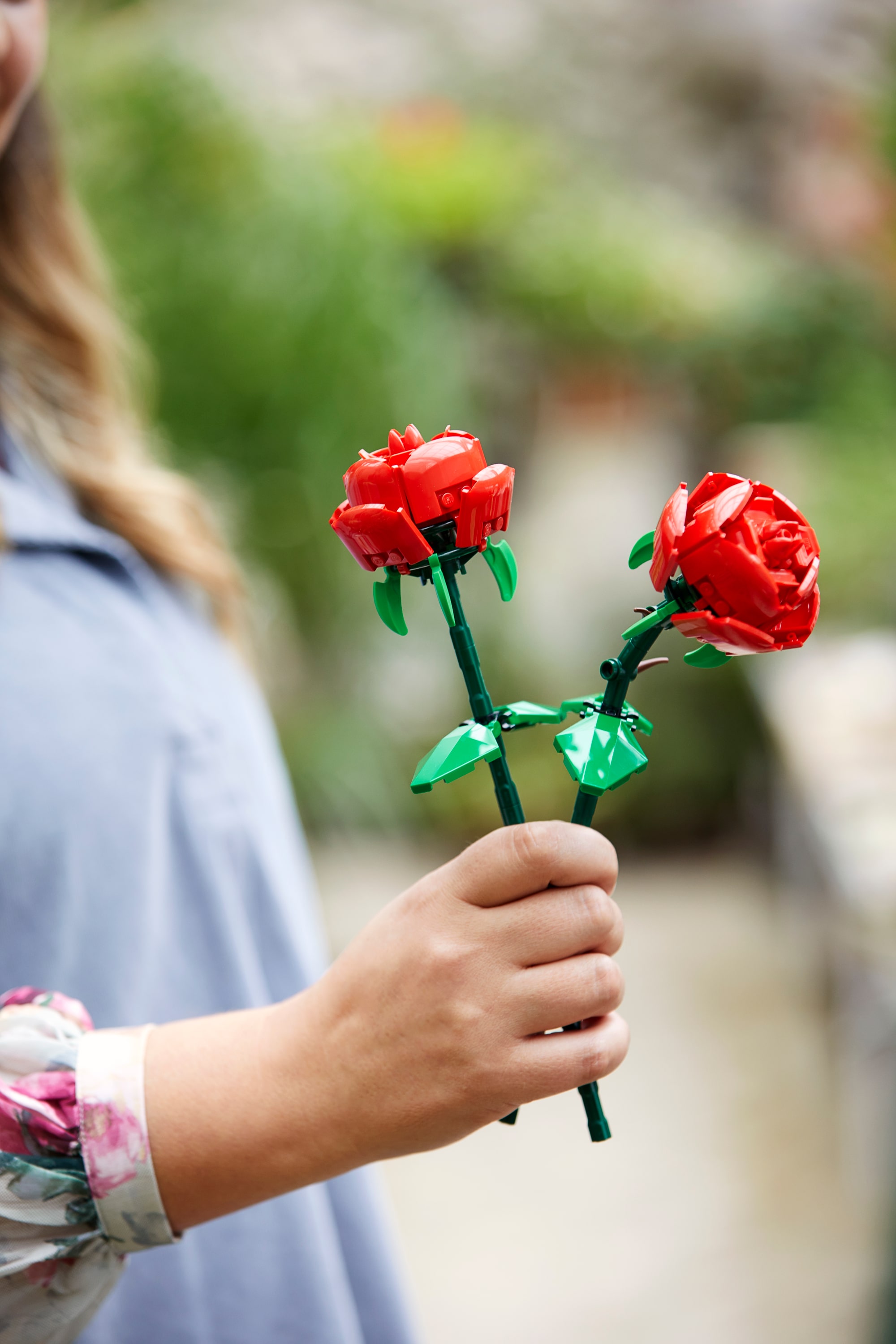 Encontraproduto.com.br - Blocos de Montar - Rosas Vermelhas LEGO DO BRASIL