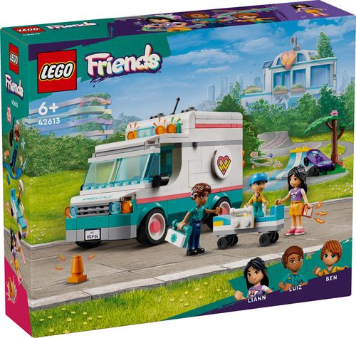 Blocos de montar - LEGO Friends -  Ambulancia do Hospital Municipal de Heartlake LEGO DO BRASIL