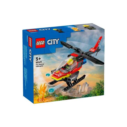 Blocos de Montar - Helicoptero de Resgate dos Bombeiros LEGO DO BRASIL