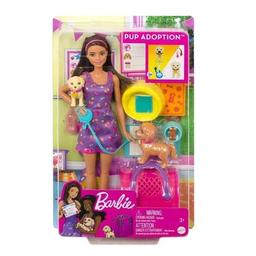 Barbie Conjunto Adota Um Cachorrinho  - Pup Adoption MATTEL