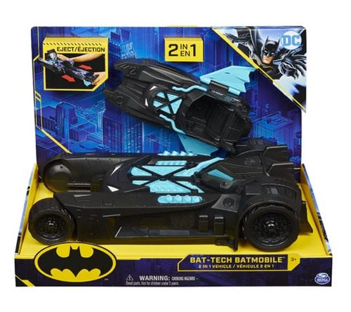 VeIculo 2 em 1 - Bat-Tech Batmobile - DC - Preto SUNNY BRINQUEDOS