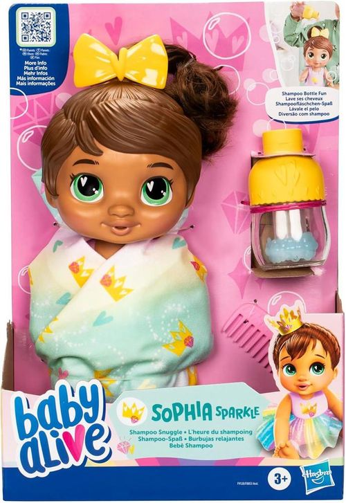 Boneca Baby Alive - Bebe Shampoo - Sophia Sparkle HASBRO