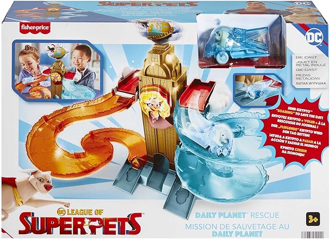 Pista - Fisher-Price Brinquedo DC League of Super Pets MATTEL