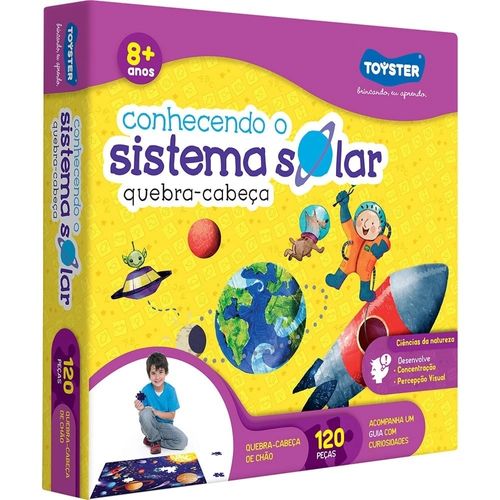 Quebra Cabeca - Conhecendo o sistema solar - 120 PC TOYSTER