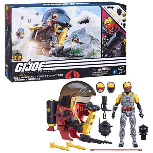 Boneco -  GI Joe Classified Series - Tele-Viper e Cobra Flight HASBRO