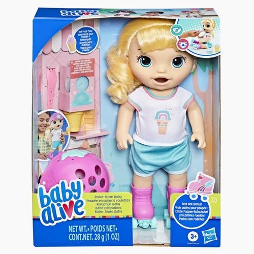 Boneca - Baby Alive Roller Skate - Baby Loira HASBRO